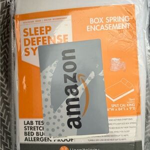 Hospitology SLEEP DEFENSE SYSTEM Box Spring Encasement SPLIT CAL KING